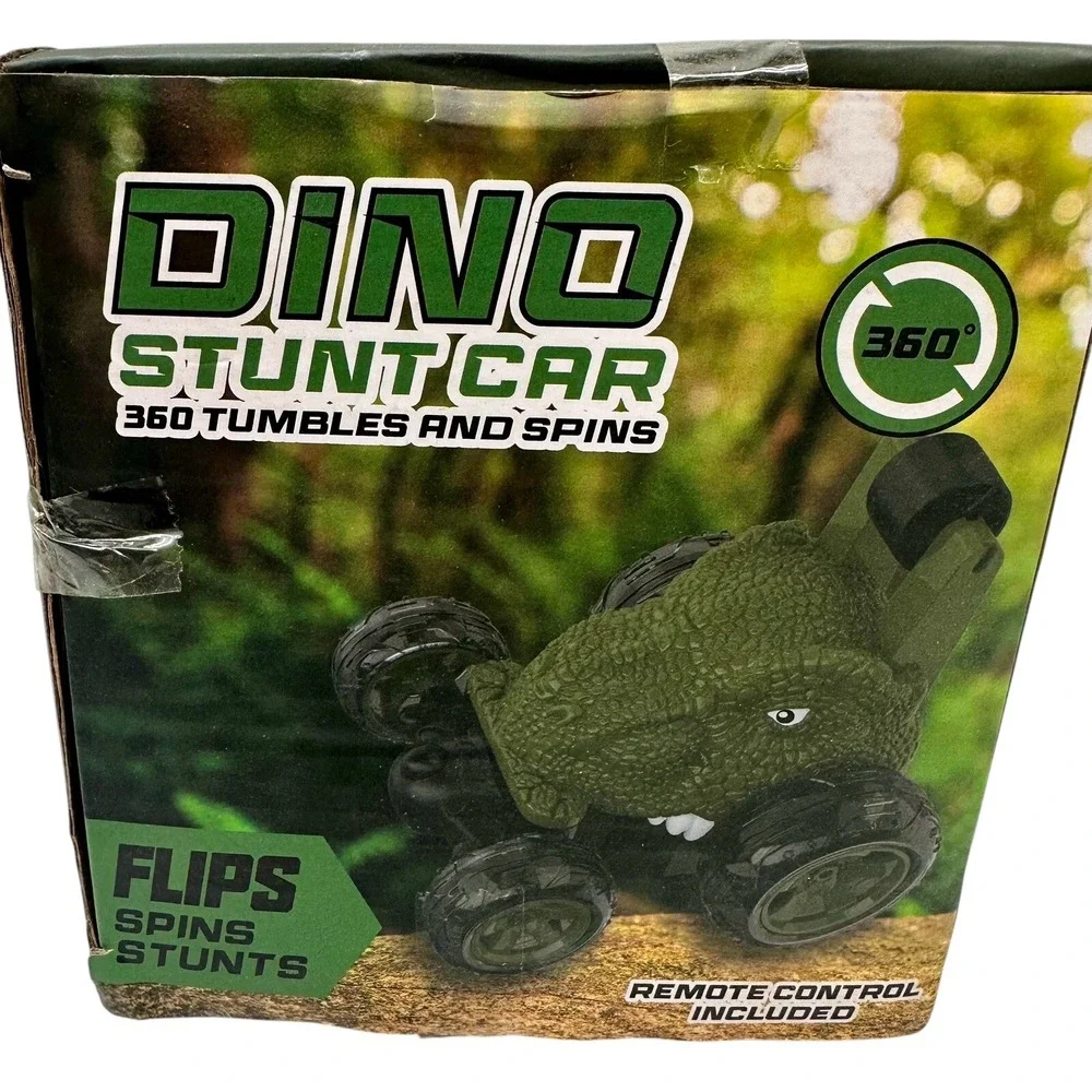 Dinosaur Car Toy Light-up Spraying Dino Truck 360 Degrees Rotating Stunt Car,BH‎